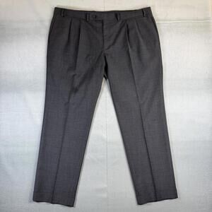 Lauren Ralph Lauren Pleated Dress Pants Mens 42x30 Gray High Performance Wool
